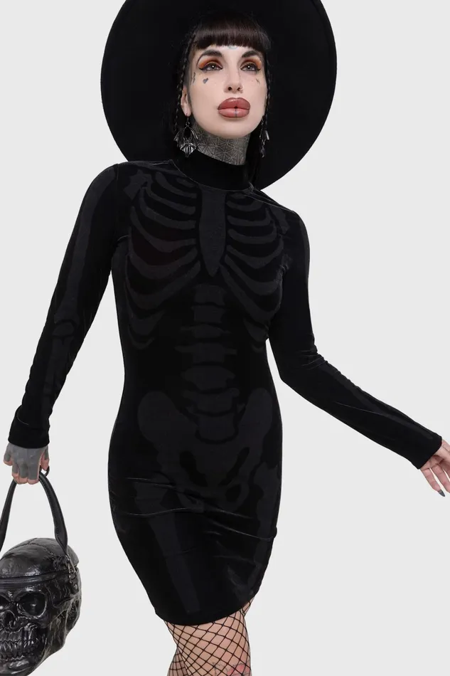 Killstar Mini Women Skelliecore Dress