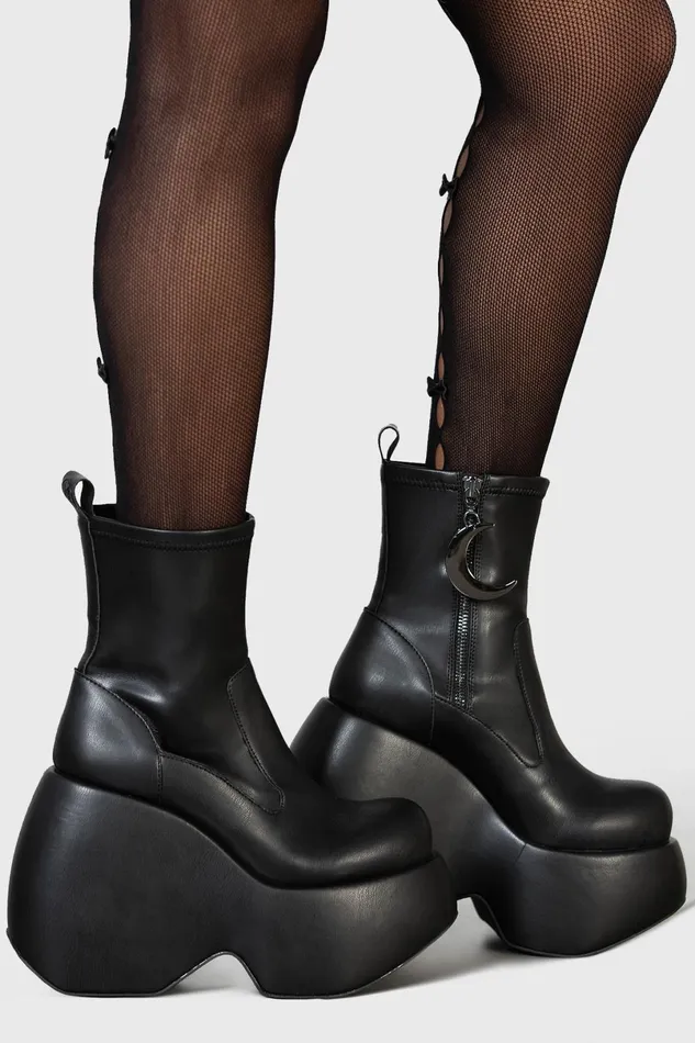 Killstar Platforms Women Ruins And Remains Boots