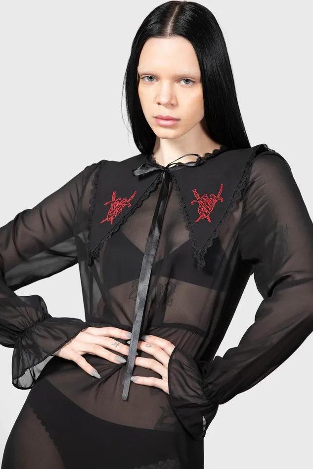 Killstar Shirt Women Miss Thumberlina Maxi Dress