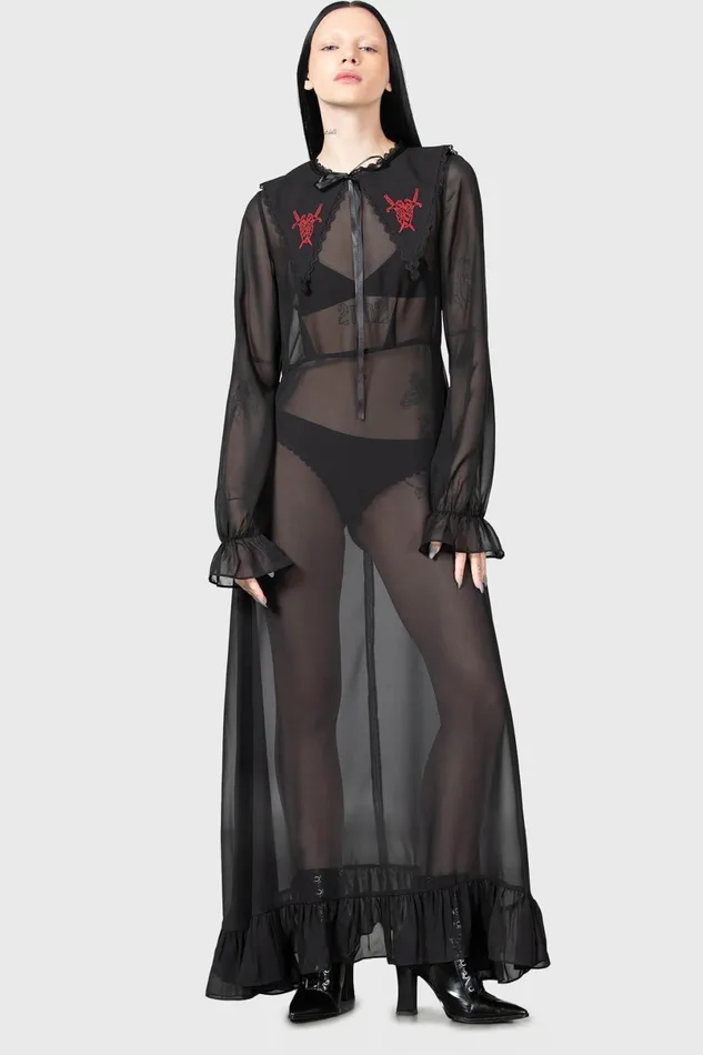 Killstar Shirt Women Miss Thumberlina Maxi Dress