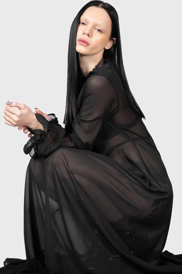 Killstar Shirt Women Miss Thumberlina Maxi Dress