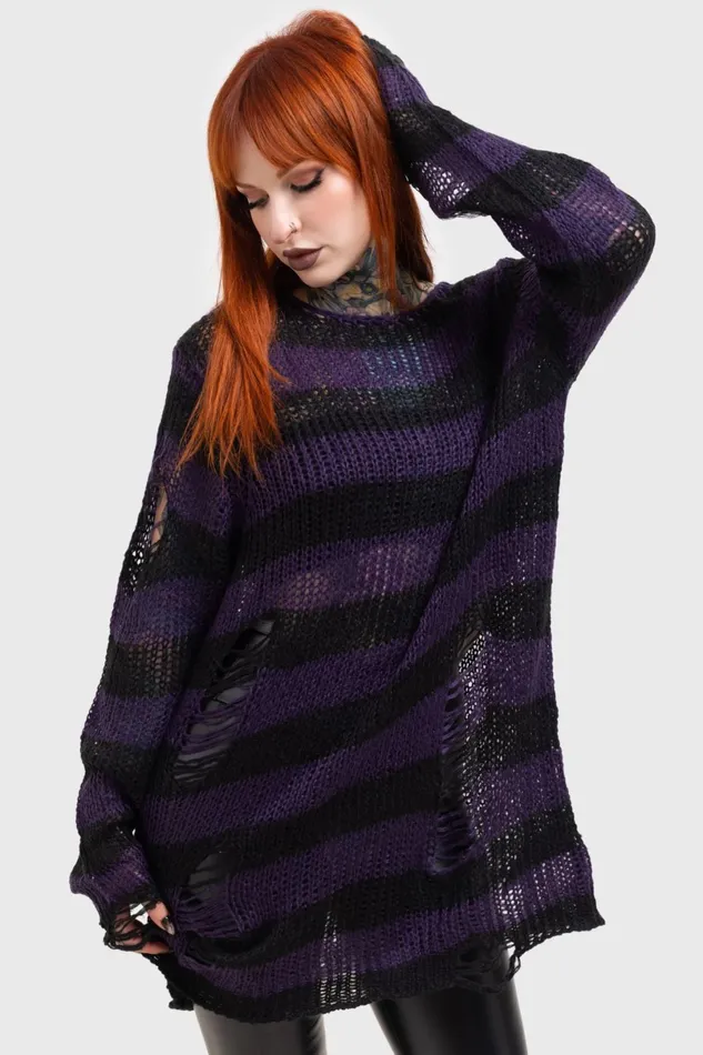 Killstar Sweaters Women Graph Knit Sweater