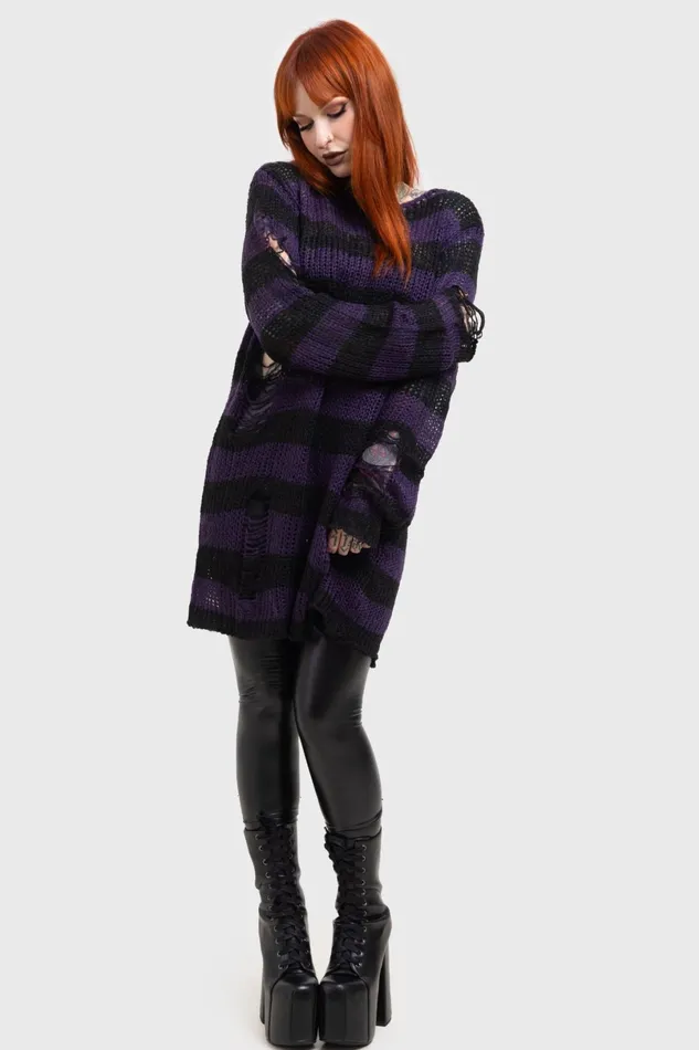 Killstar Sweaters Women Graph Knit Sweater