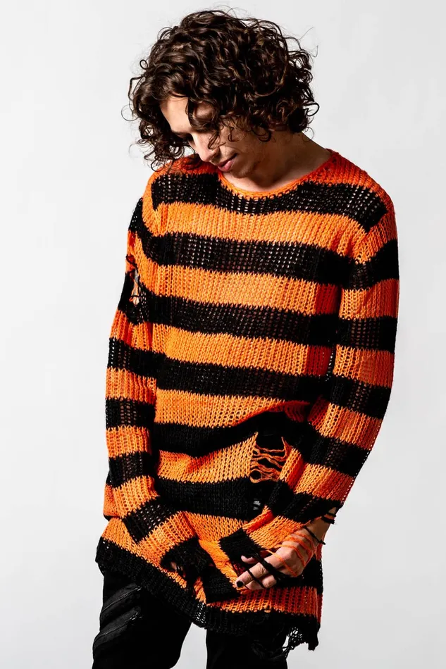 Killstar Sweaters Women Pumpkin Knit Sweater