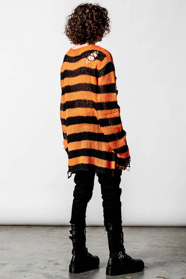 Killstar Sweaters Women Pumpkin Knit Sweater