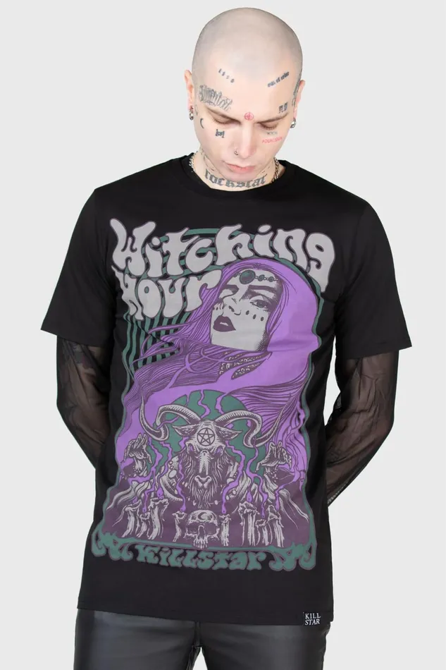Killstar TShirts and Vests Men Witching Hour TShirt