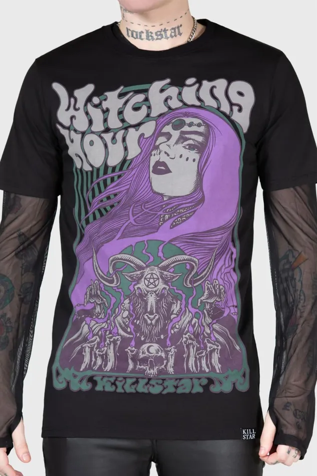 Killstar TShirts and Vests Men Witching Hour TShirt