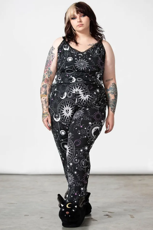 Killstar TShirts and Vests Women Cosmos Lace Cami