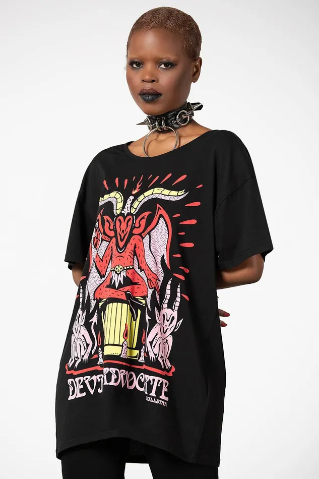 Killstar TShirts and Vests Women Devil Incarnate Relaxed Top