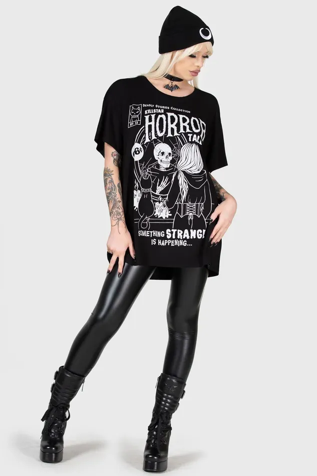 Killstar TShirts and Vests Women Horror Story Relaxed Top