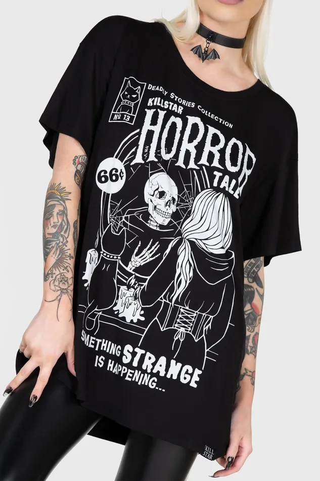 Killstar TShirts and Vests Women Horror Story Relaxed Top