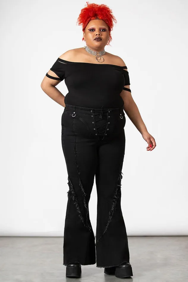 Killstar TShirts and Vests Women Huntly Bardot Top