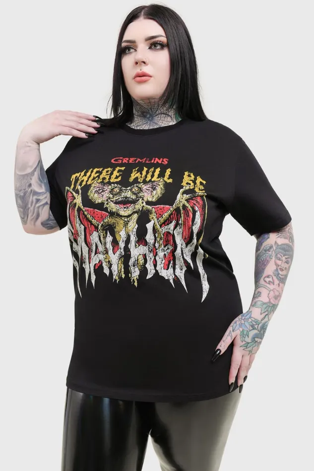 Killstar TShirts and Vests Women Will Be Mayhem T Shirt