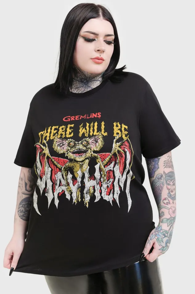 Killstar TShirts and Vests Women Will Be Mayhem T Shirt