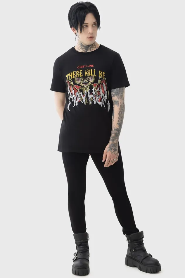 Killstar TShirts and Vests Women Will Be Mayhem T Shirt