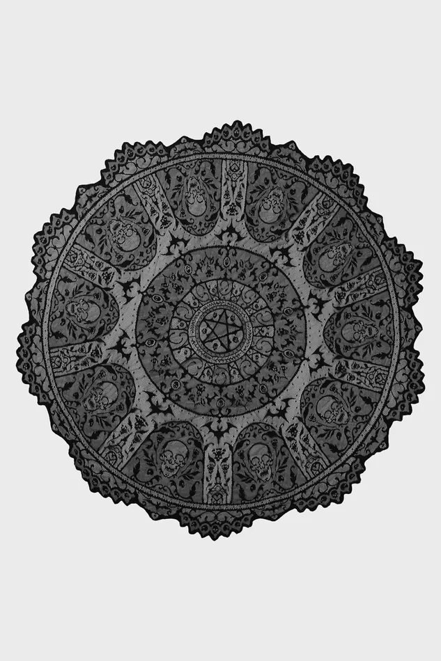 Killstar Tableware Homeware Asra Lace Tablecloth