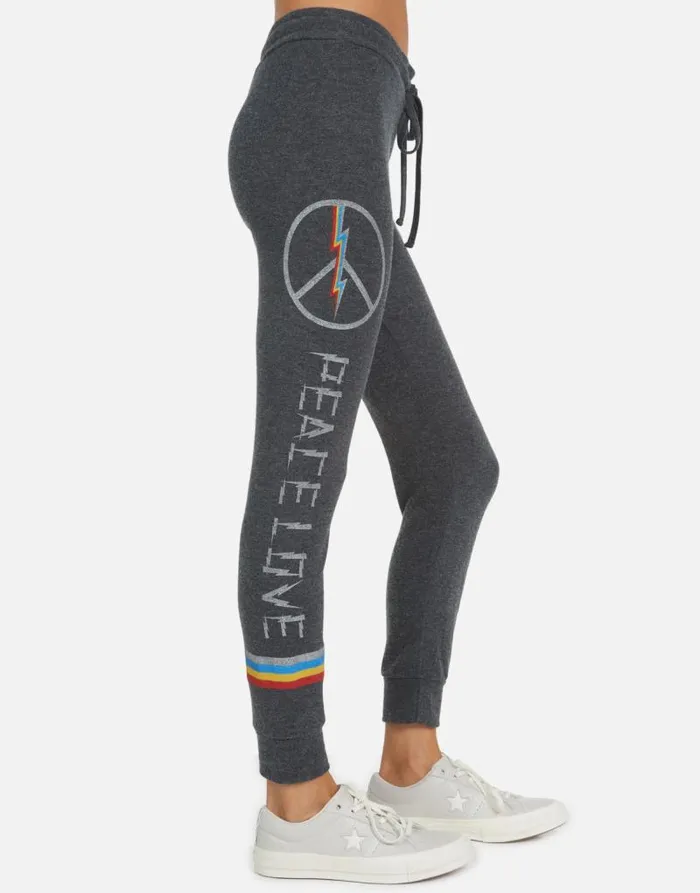 Kizzy Electric Elephant Elements Heather Black Women Lauren Moshi Long Sweatpants