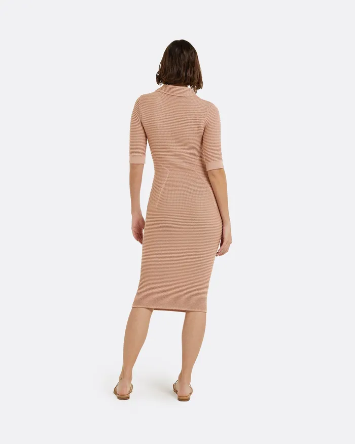 Knitwear Akilah Old Rose Crochet Dress Old Rose 8211 Safiyaa Women