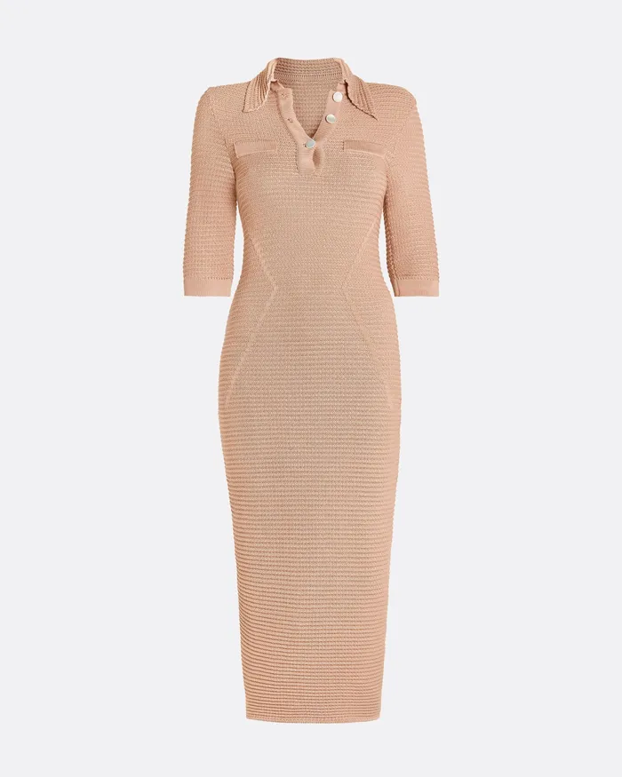 Knitwear Akilah Old Rose Crochet Dress Old Rose 8211 Safiyaa Women