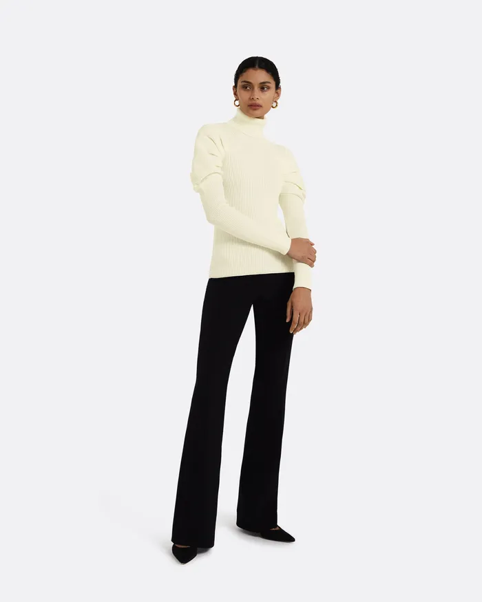 Knitwear Safiyaa Women Karine Ivory Knit Top Ivory
