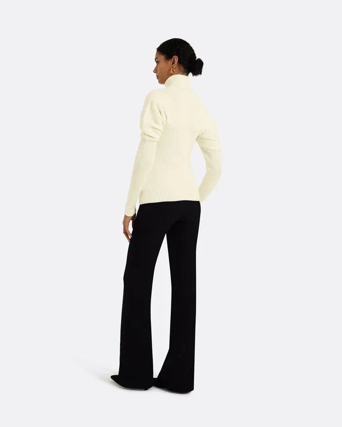 Knitwear Safiyaa Women Karine Ivory Knit Top Ivory