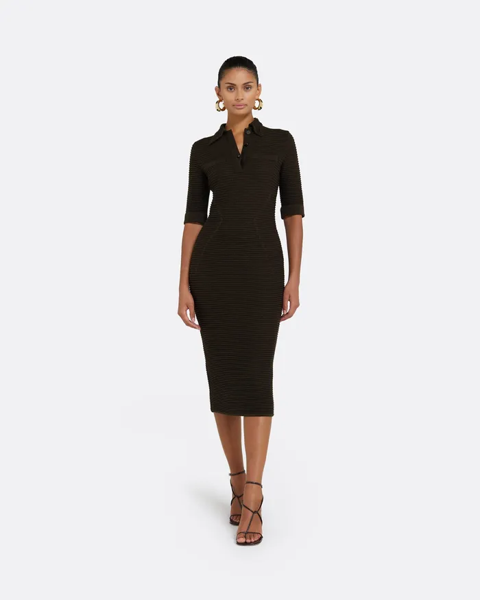 Knitwear Women Akilah Dark Mocha Crochet Dress Dark Mocha Safiyaa