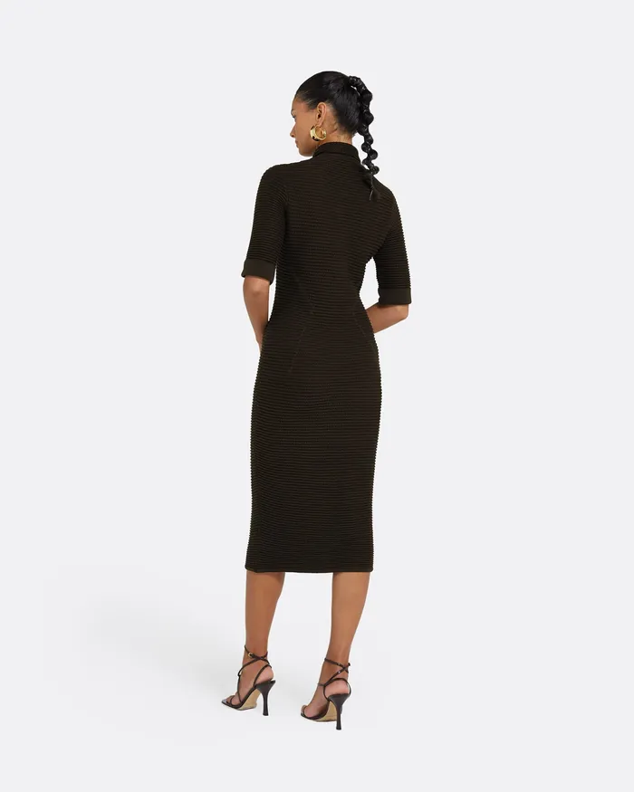 Knitwear Women Akilah Dark Mocha Crochet Dress Dark Mocha Safiyaa
