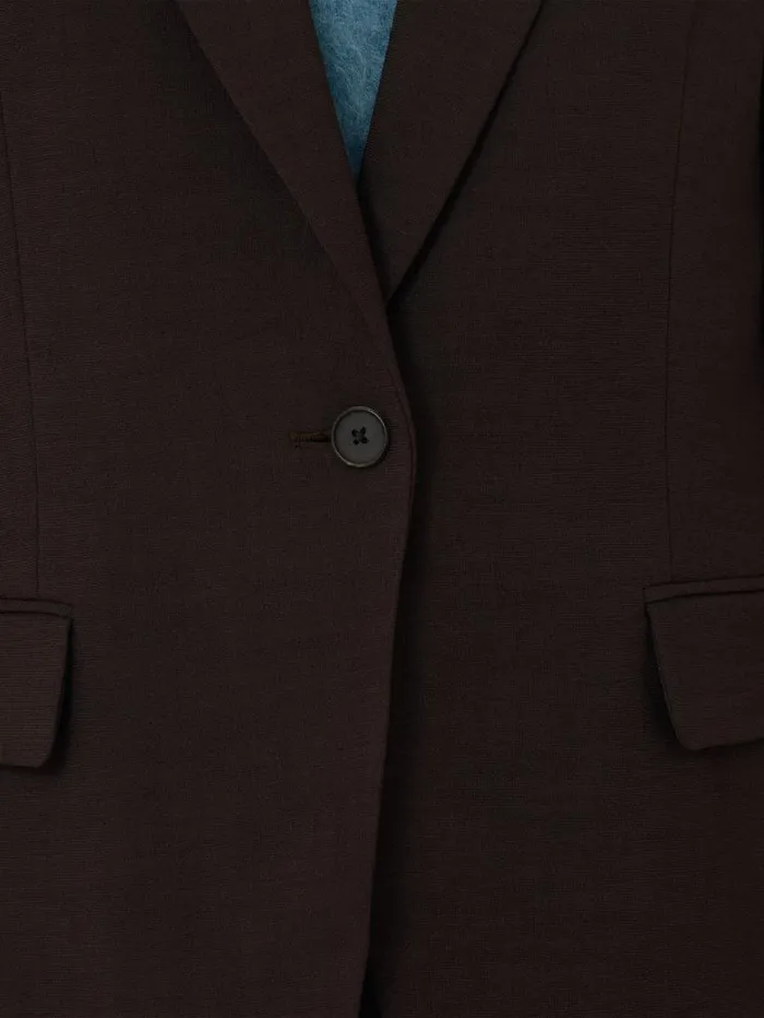 Knox Crosshatch Blazer Brown Women Jigsaw Suits and Tailoring