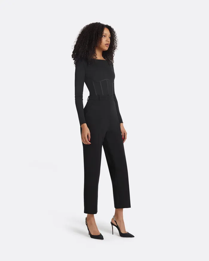 Kravitz Black Trousers Black Women Trousers Safiyaa