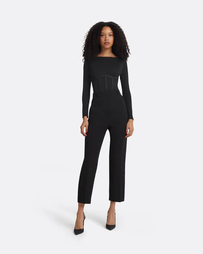 Kravitz Black Trousers Black Women Trousers Safiyaa