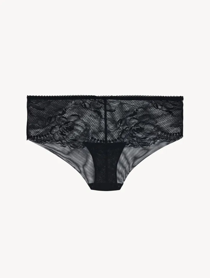 La Perla Luxury Lace Boyshort Panties In Black Women Hipster