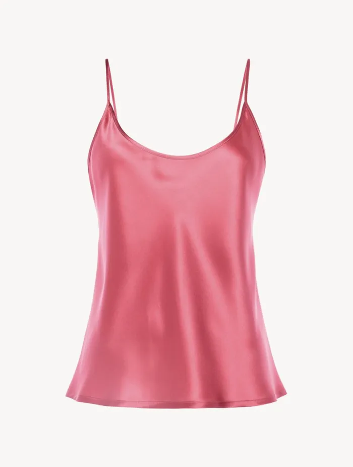 La Perla Silk Camisole In Wild Orchid Women Camisoles