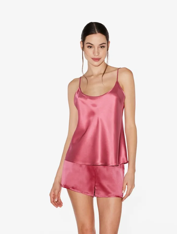 La Perla Silk Camisole In Wild Orchid Women Camisoles