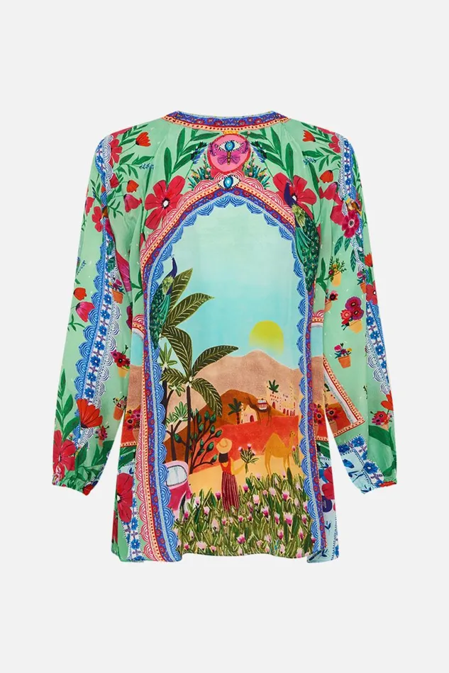 LACE UP BLOUSE QUEENS OF CREATION Queens Of Creation Womens Camilla Blouses and Shirts