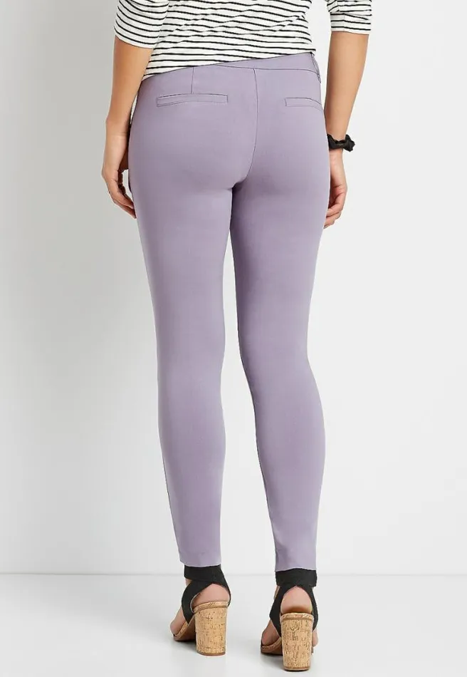 Lavender Bengaline Skinny Ankle Pant Women Maurices Bottoms