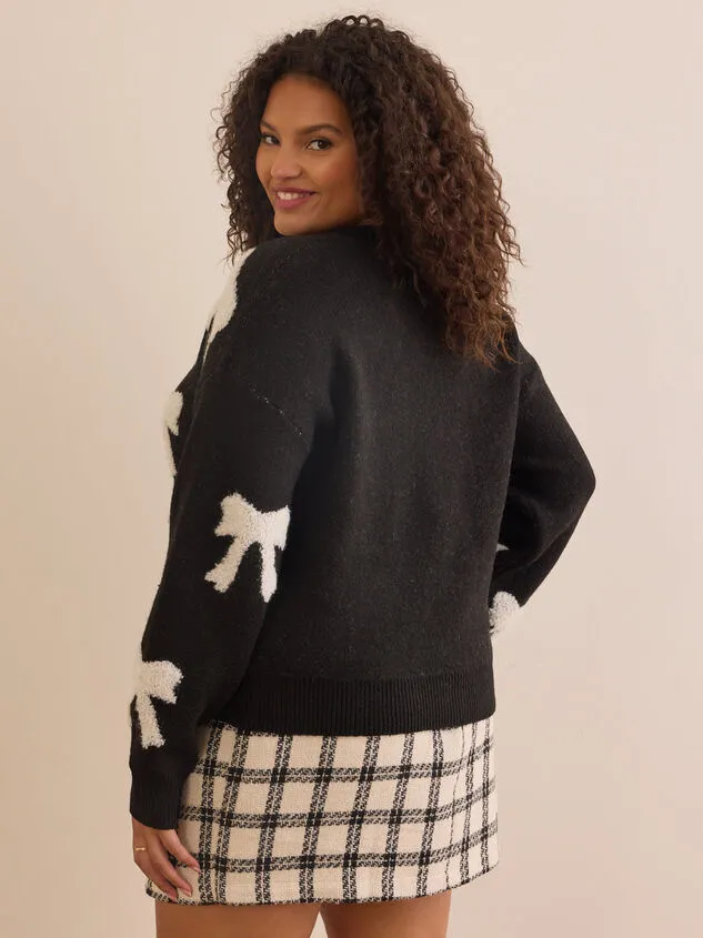 Layne Bow Cardigan Blackivory Women Altar039d State Sweaters Cardigans Layne Bow Cardigan Blackivory Women Altar039d State Sweaters Cardigans