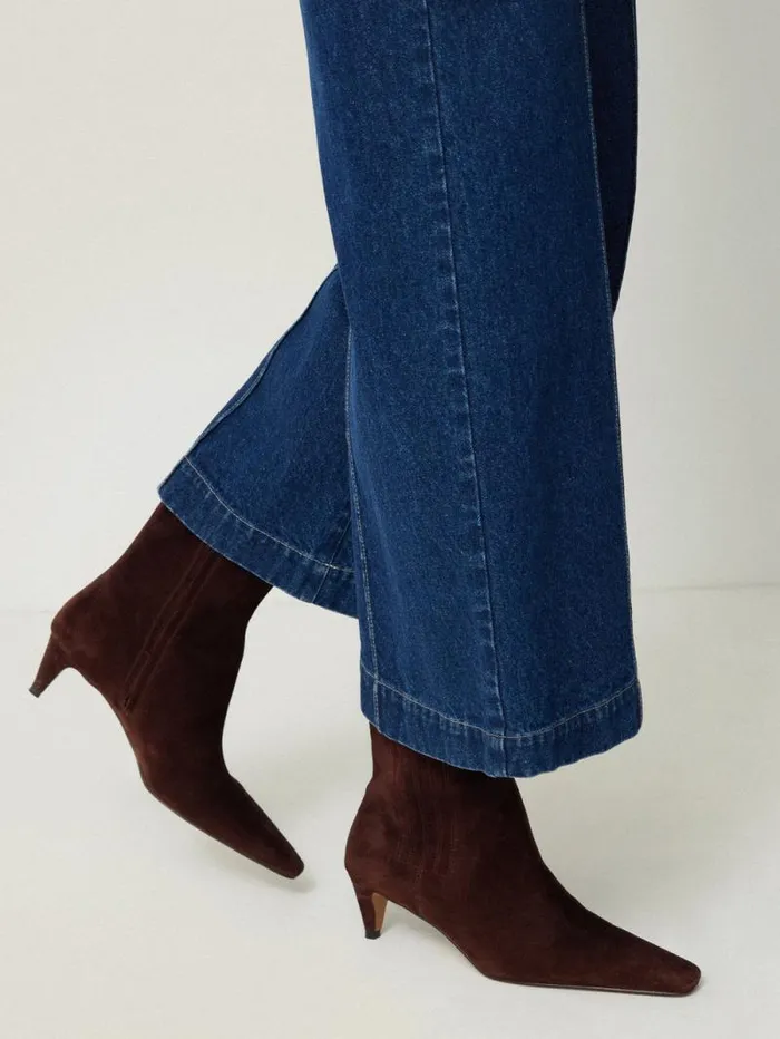 Leather Valerie Ankle Boot Port Women Jigsaw Leather