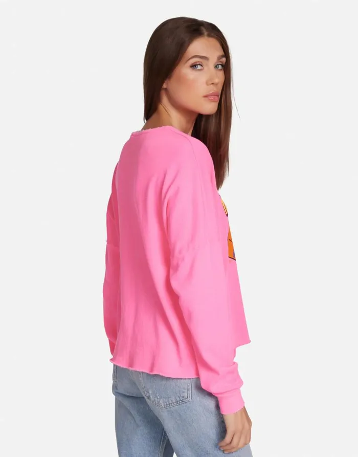Lee Hot Wheels Speed Club Neon Pink Women Lauren Moshi Long Sleeve