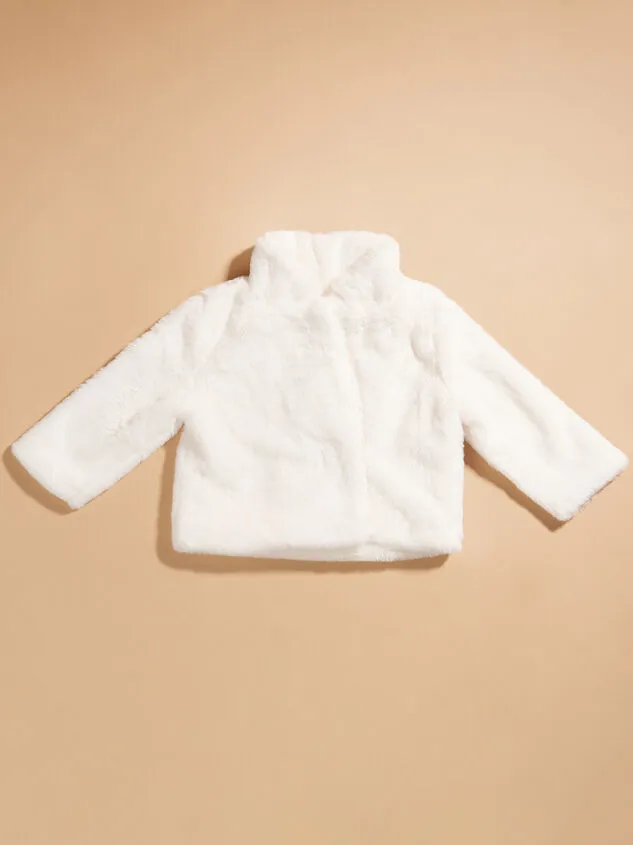 Lily Faux Fur Jacket White Girl Altar039d State Playwear Lily Faux Fur Jacket White Girl Altar039d State Playwear