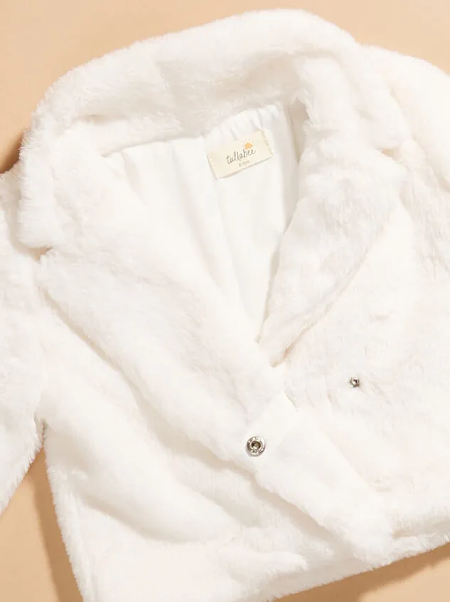 Lily Faux Fur Jacket White Girl Altar039d State Playwear Lily Faux Fur Jacket White Girl Altar039d State Playwear