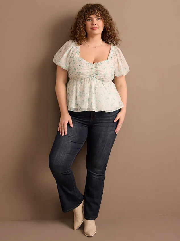 Live In 3 Button Flare Jeans Goldie Women Altar039d State Bottoms