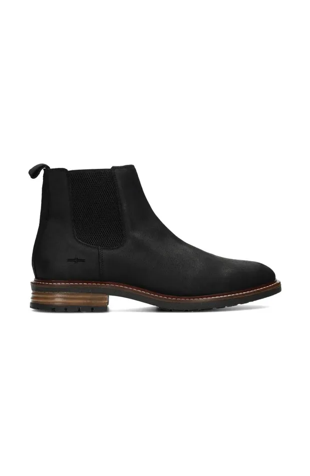 Liverpool Los Angeles Boots RAIL SUEDE LEATHER BOOT Black Oil Suede 8211 Mens