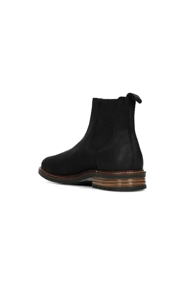 Liverpool Los Angeles Boots RAIL SUEDE LEATHER BOOT Black Oil Suede 8211 Mens