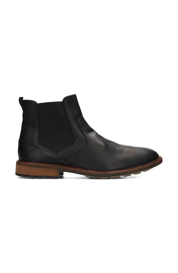 Liverpool Los Angeles Boots WARREN BURNISHED LEATHER BOOT Black 8211 Mens