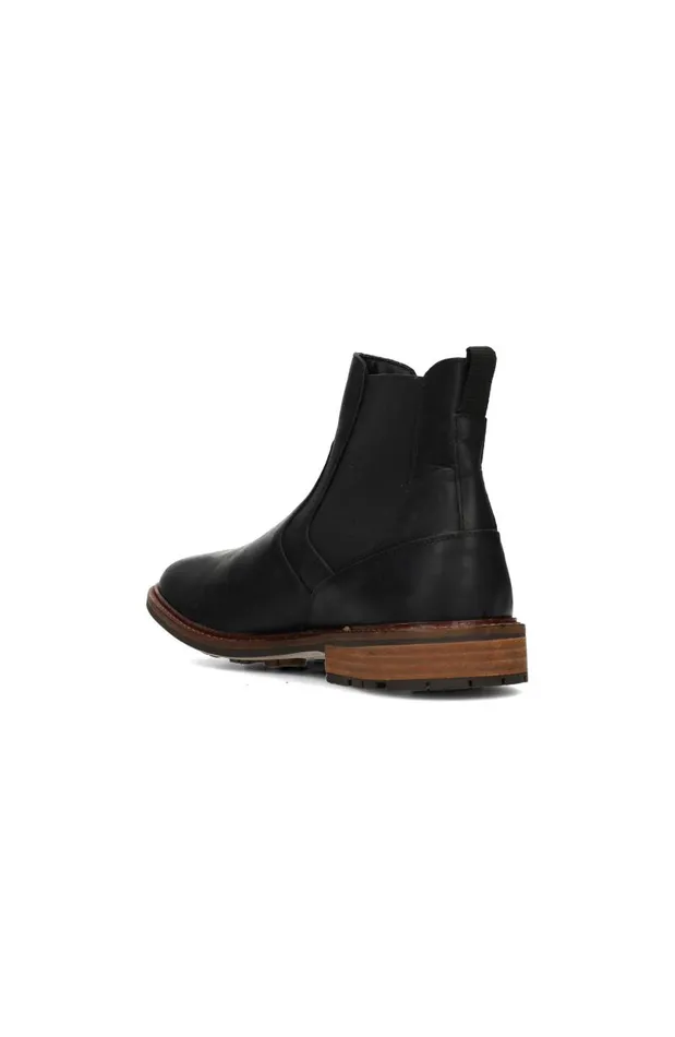 Liverpool Los Angeles Boots WARREN BURNISHED LEATHER BOOT Black 8211 Mens