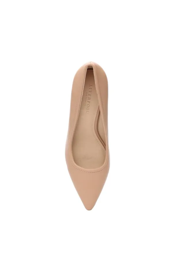 Liverpool Los Angeles Heels BOULEVARD ICON BLOCK PUMP Nude 8211 Womens