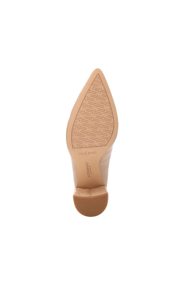 Liverpool Los Angeles Heels BOULEVARD ICON BLOCK PUMP Nude 8211 Womens