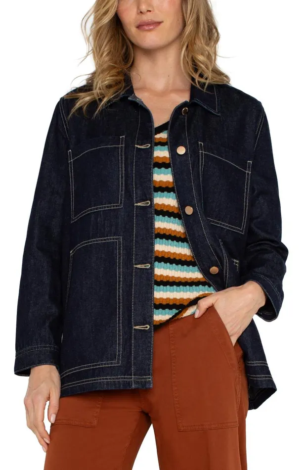 Liverpool Los Angeles Jackets CHORE COAT Loma Linda 8211 Womens