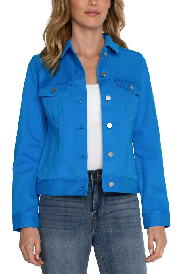 Liverpool Los Angeles Jackets CLASSIC JEAN JACKET Diva Blue 8211 Womens