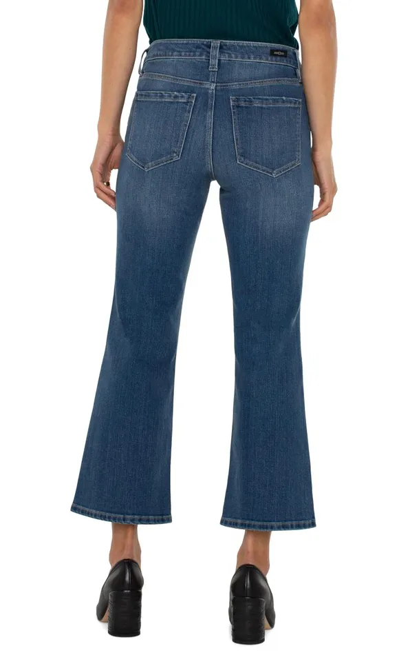 Liverpool Los Angeles Jeans HANNAH CROP FLARE 8211 ECO Forest Hills 8211 Womens